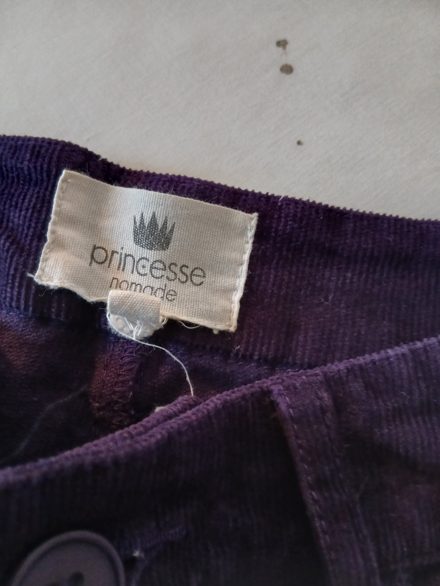 Pantalon velours flare