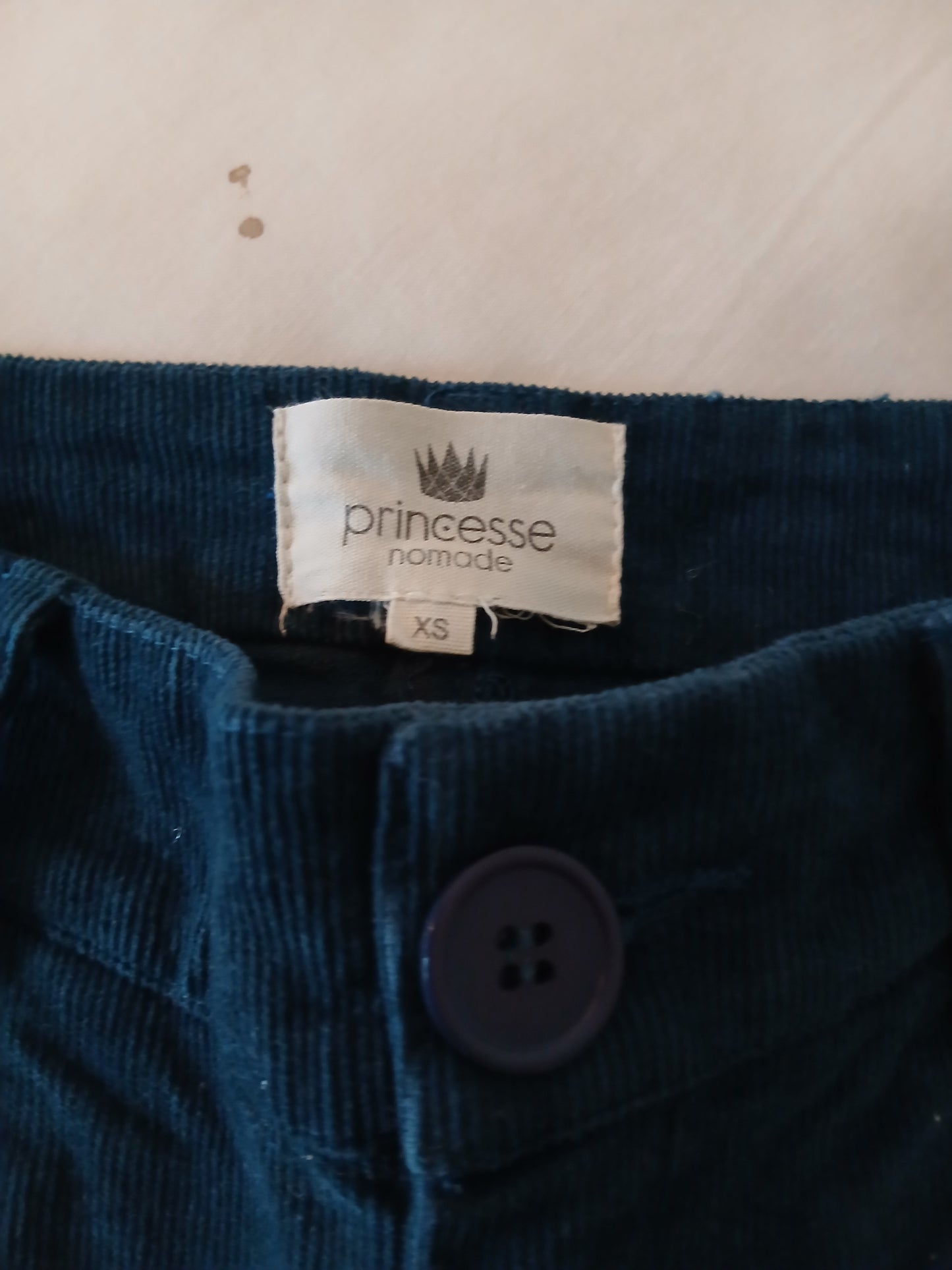 Pantalon velours flare