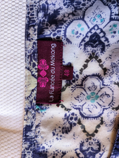 Tunique classique 100% coton, manches trois-quarts