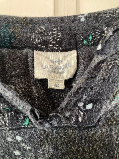 Blouse bleue marine à manches longues