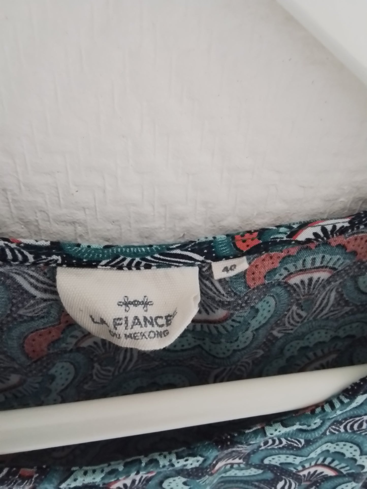 Top fluide Neema coloris nahla marine