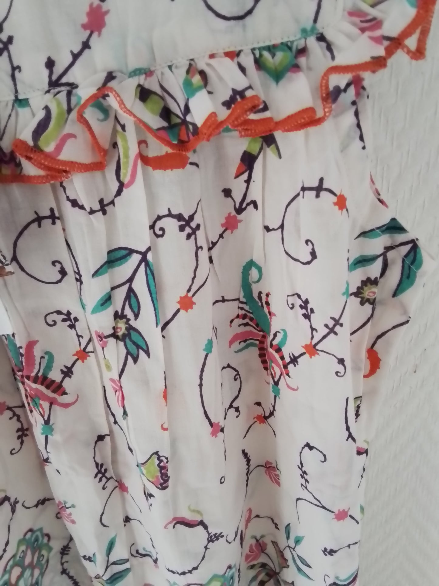 Robe fille coton imprimé ARIANA taille 10 ans