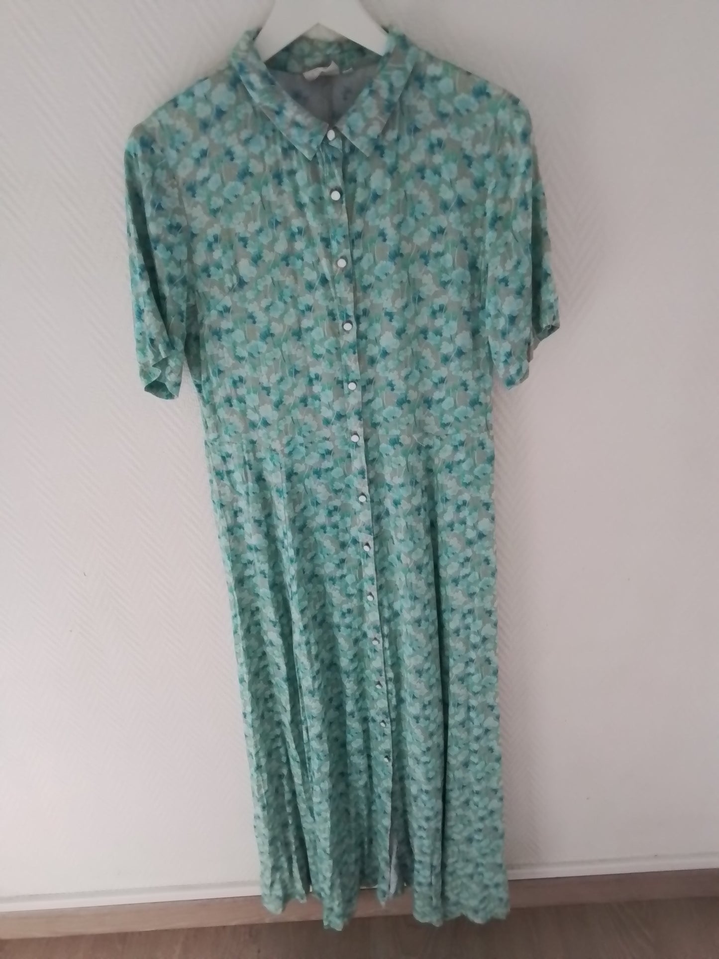 Robe chemise longue imprimée Ecovero GUADALUPE