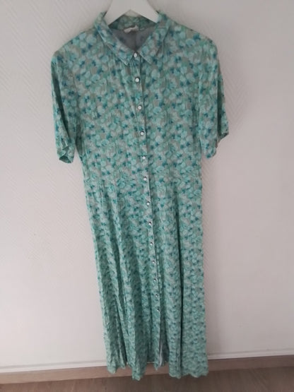 Robe chemise longue imprimée Ecovero GUADALUPE