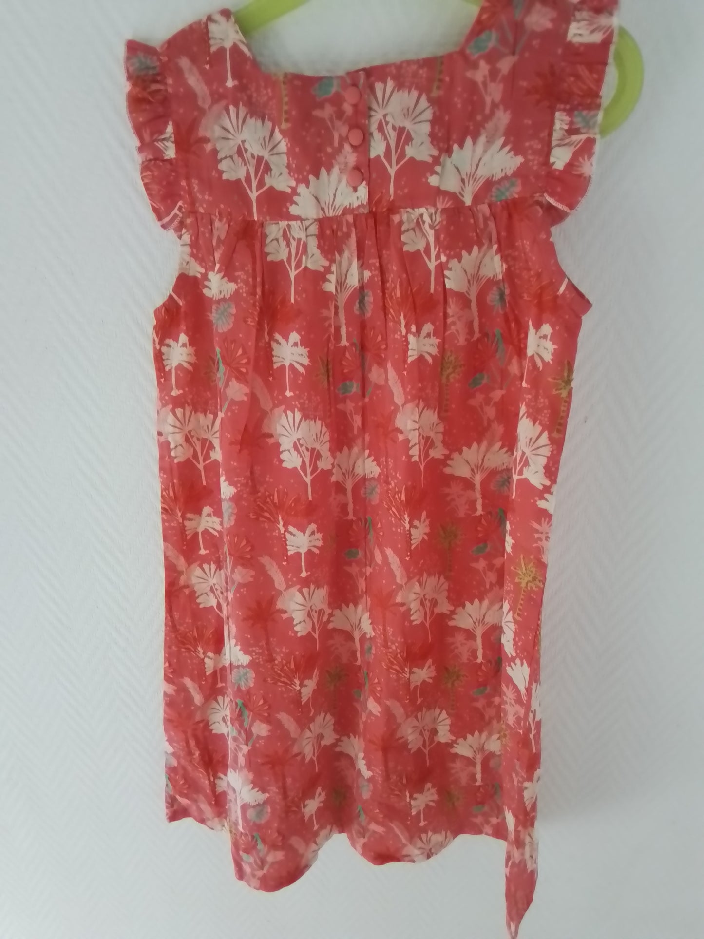 Robe fille coton imprimé ARIANA taille 10 ans