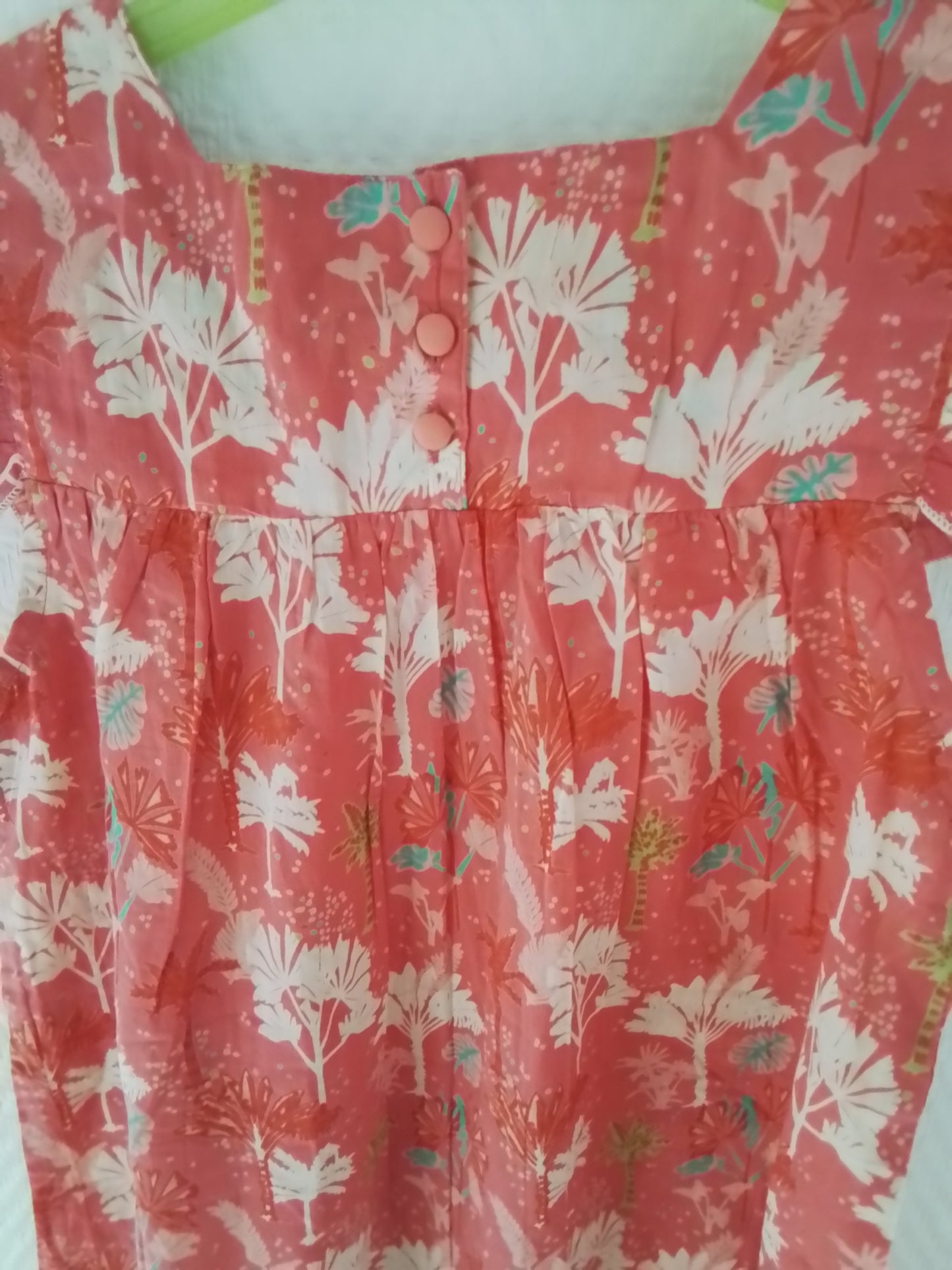 Robe fille coton imprimé ARIANA taille 10 ans