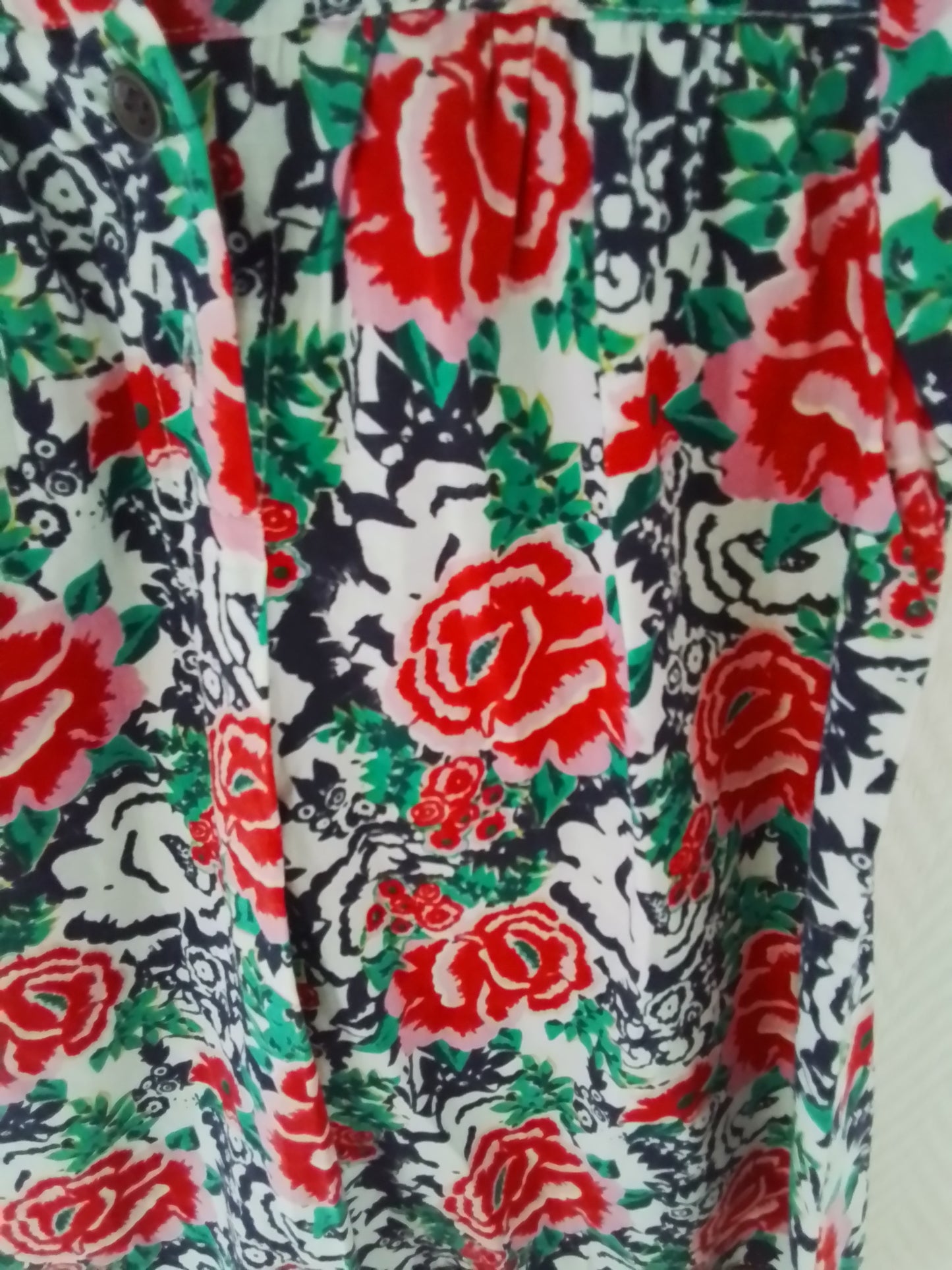 Robe petite fille coton imprimé taille 6 ans