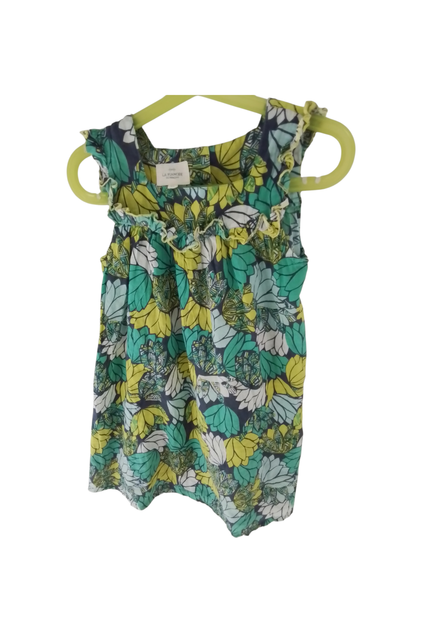 Robe petite fille coton imprimé ARIANA taille 6 ans