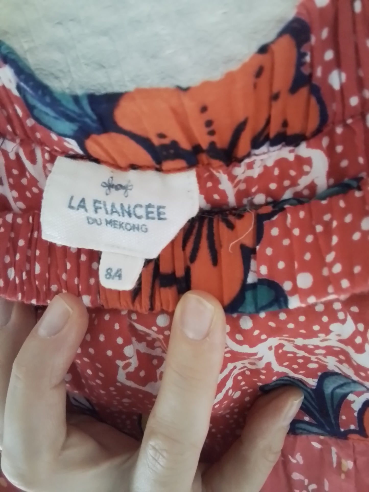 Jupe petite fille coton imprimé taille 8 ans
