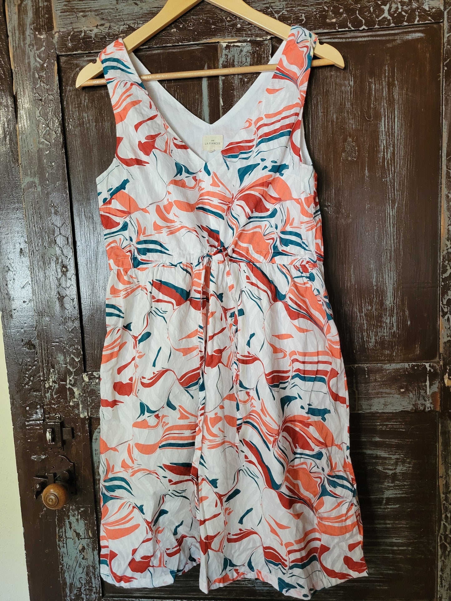 Robe courte doublée imprimée YASA