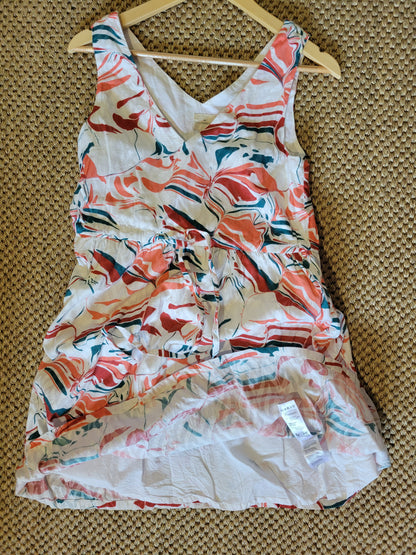 Robe courte doublée imprimée YASA