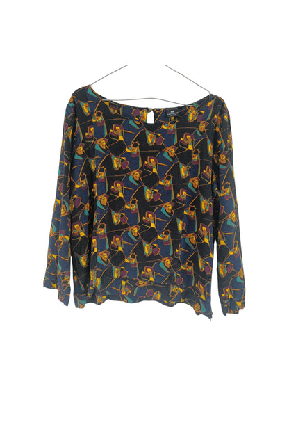 Belle blouse aux tons dorés