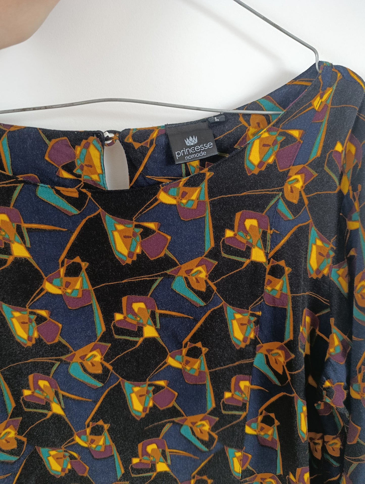 Belle blouse aux tons dorés