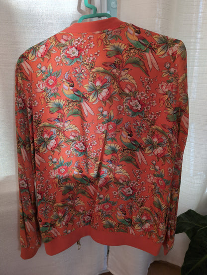 Veste teddy imprimée zippée ONEIDA