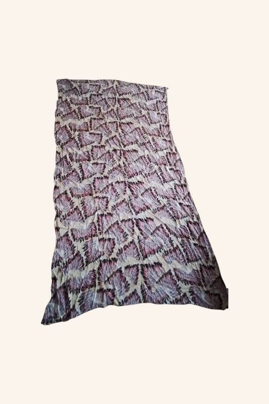Grand foulard rectangle coton
