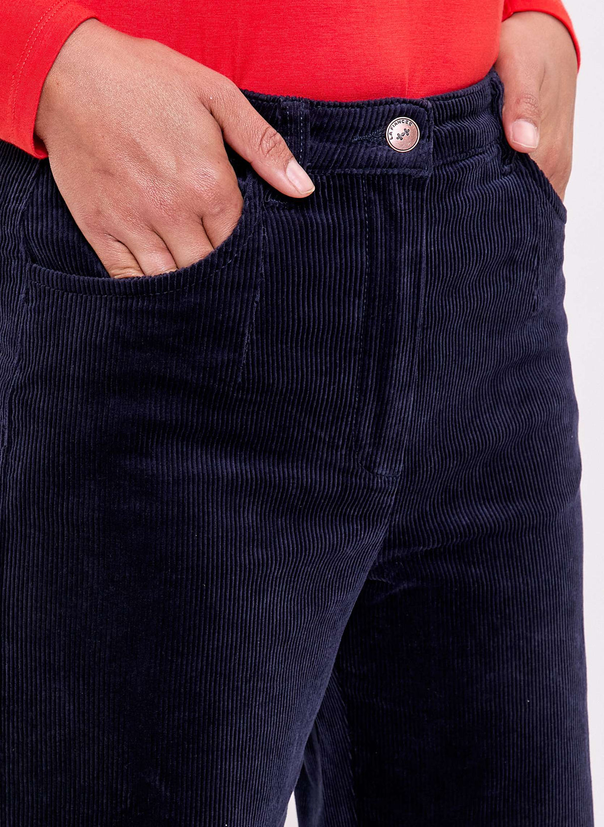 Pantalon large velours cotelé KEINAN