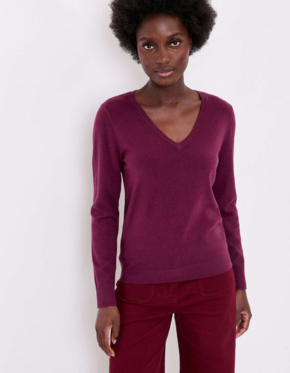 Pull maille col V HAYA