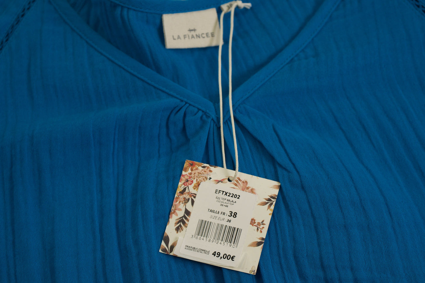 Top évasé gaze de coton XALADA