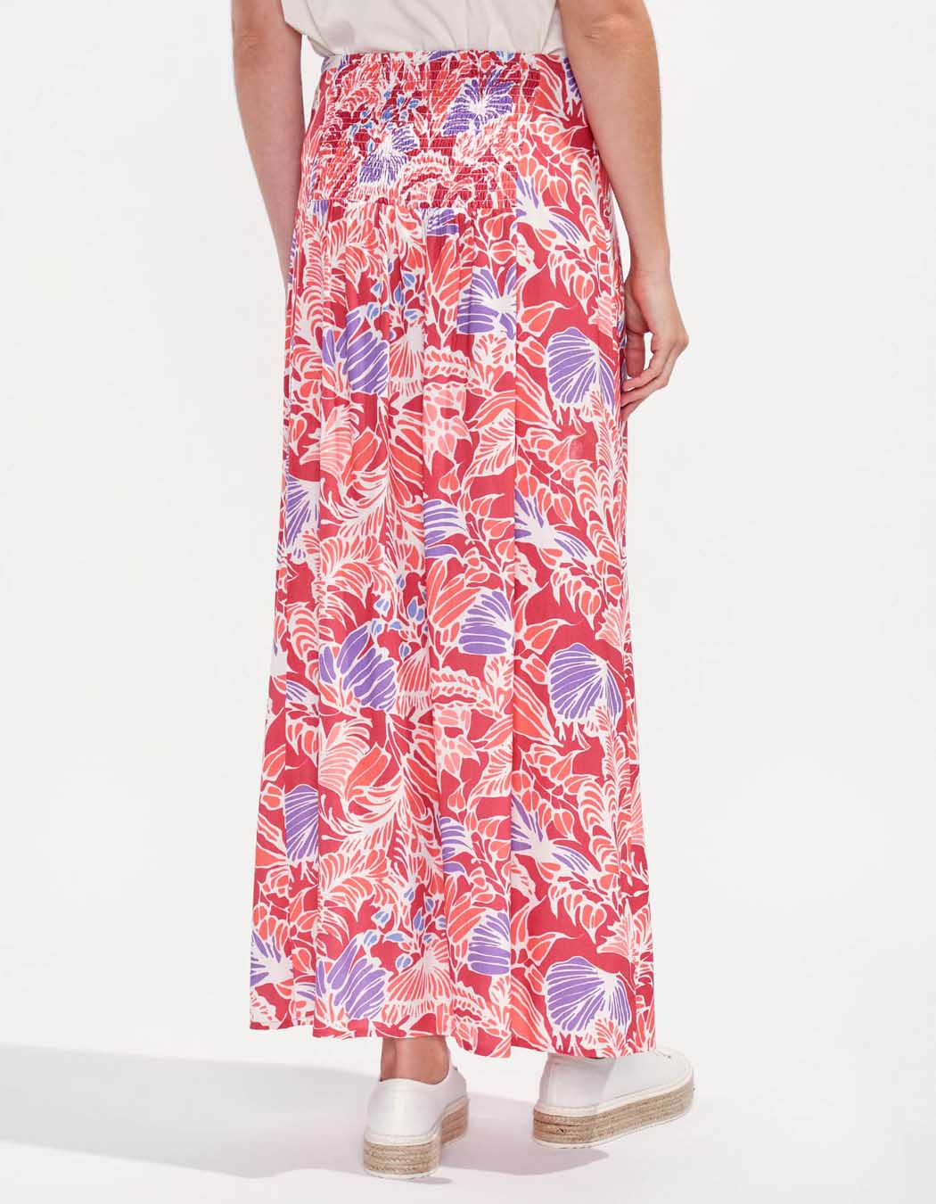 Jupe longue imprimée NURRA