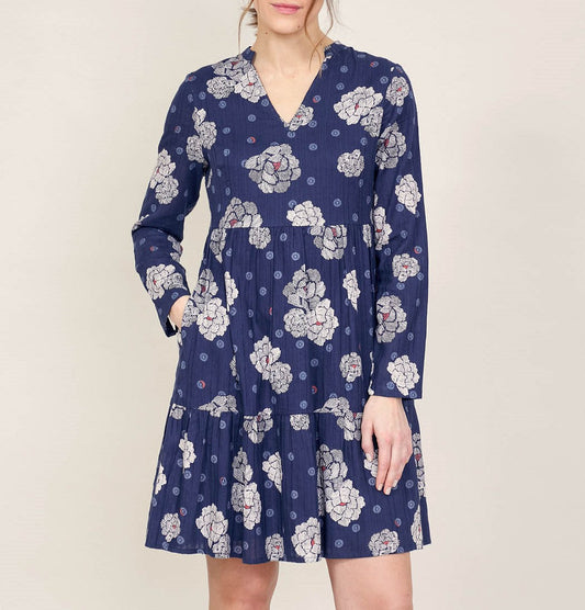 Robe ample imprimée coton MIYAMA