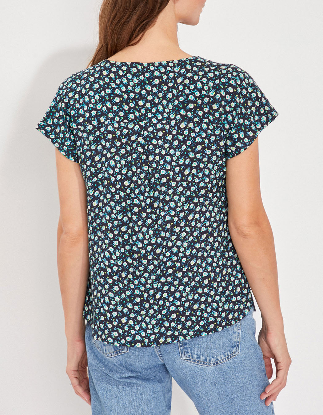 Blouse fluide col v ecovero VALERIA