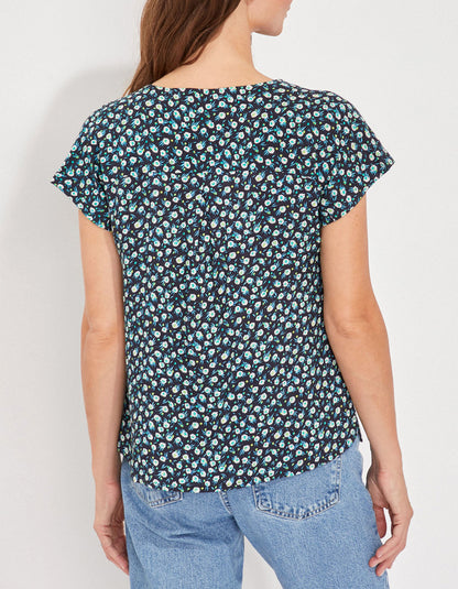 Blouse fluide col v ecovero VALERIA
