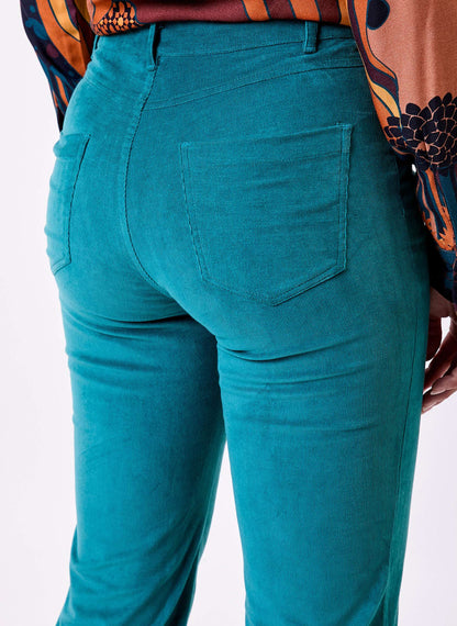 Pantalon flare velours côtelé bio LULU
