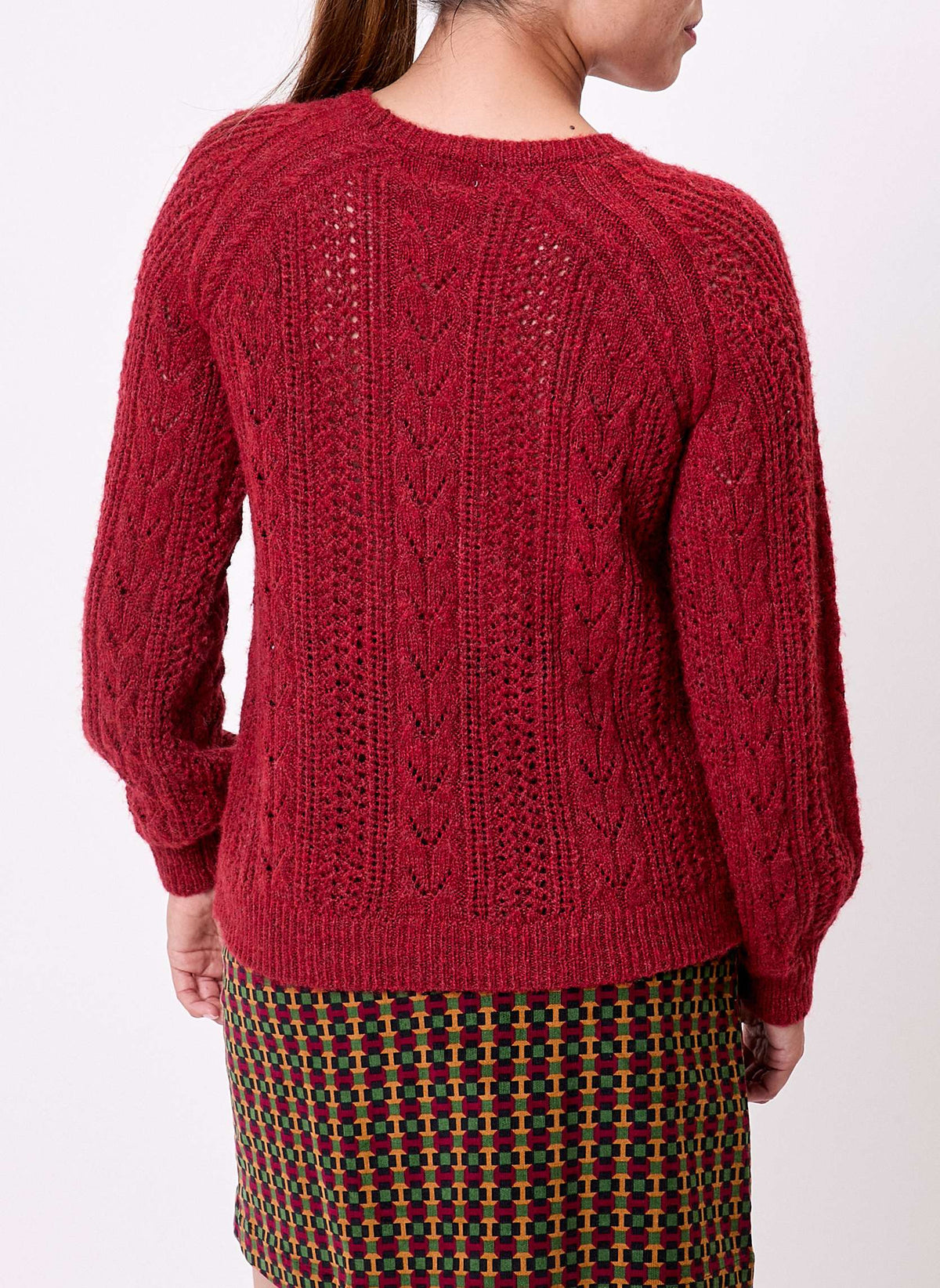 Pull tricot fantaisie torsadé  PADDI