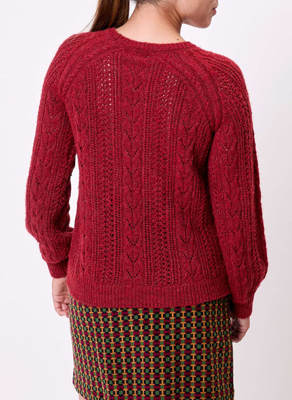 Pull tricot fantaisie torsadé  PADDI