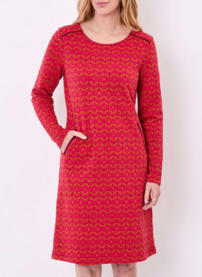 Robe courte maille jacquard PADMA