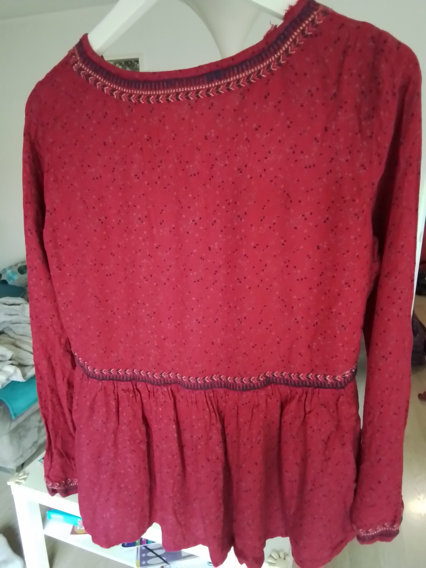 Top manches longues fuchsia
