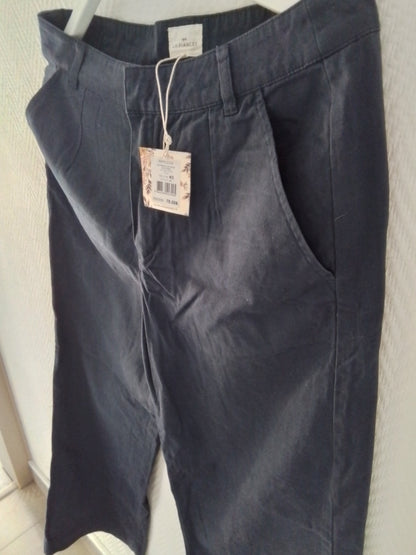 Pantalon coton jambe large CRAZY