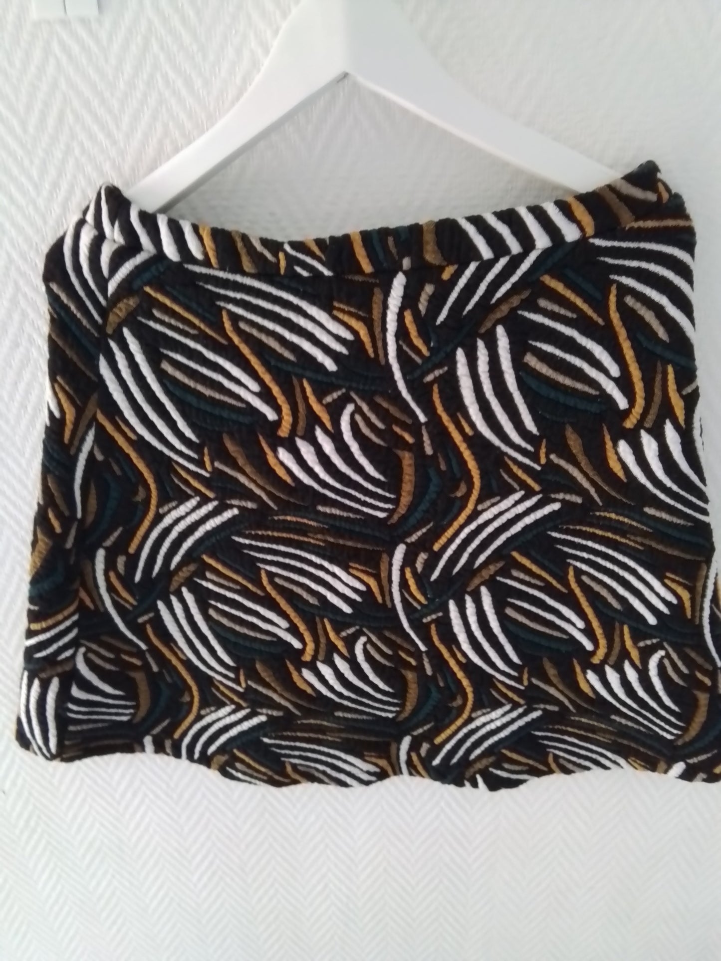 Jupe trapèze en maille SANIWA