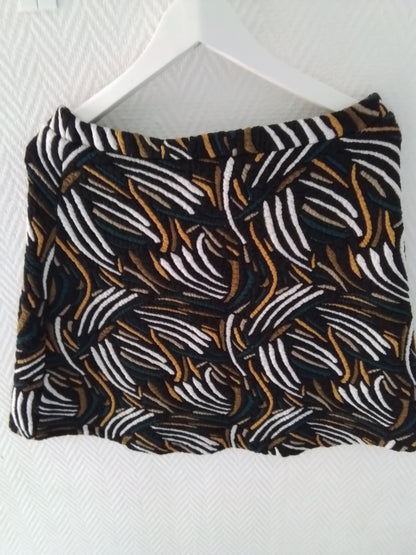 Jupe trapèze en maille SANIWA