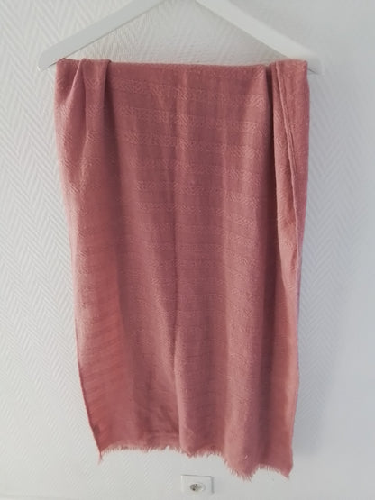 Grande écharpe chaude Rose clair