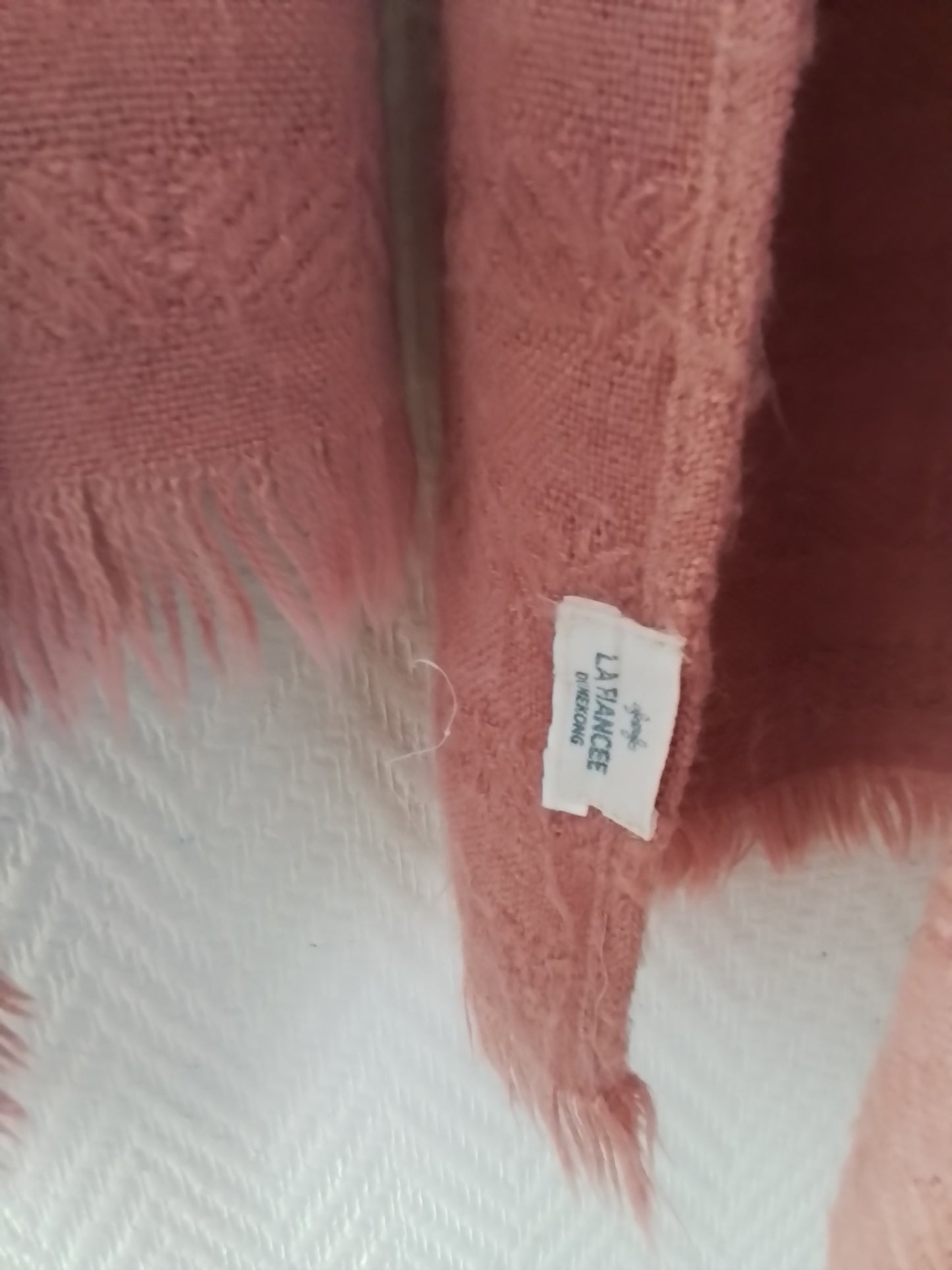 Grande écharpe chaude Rose clair