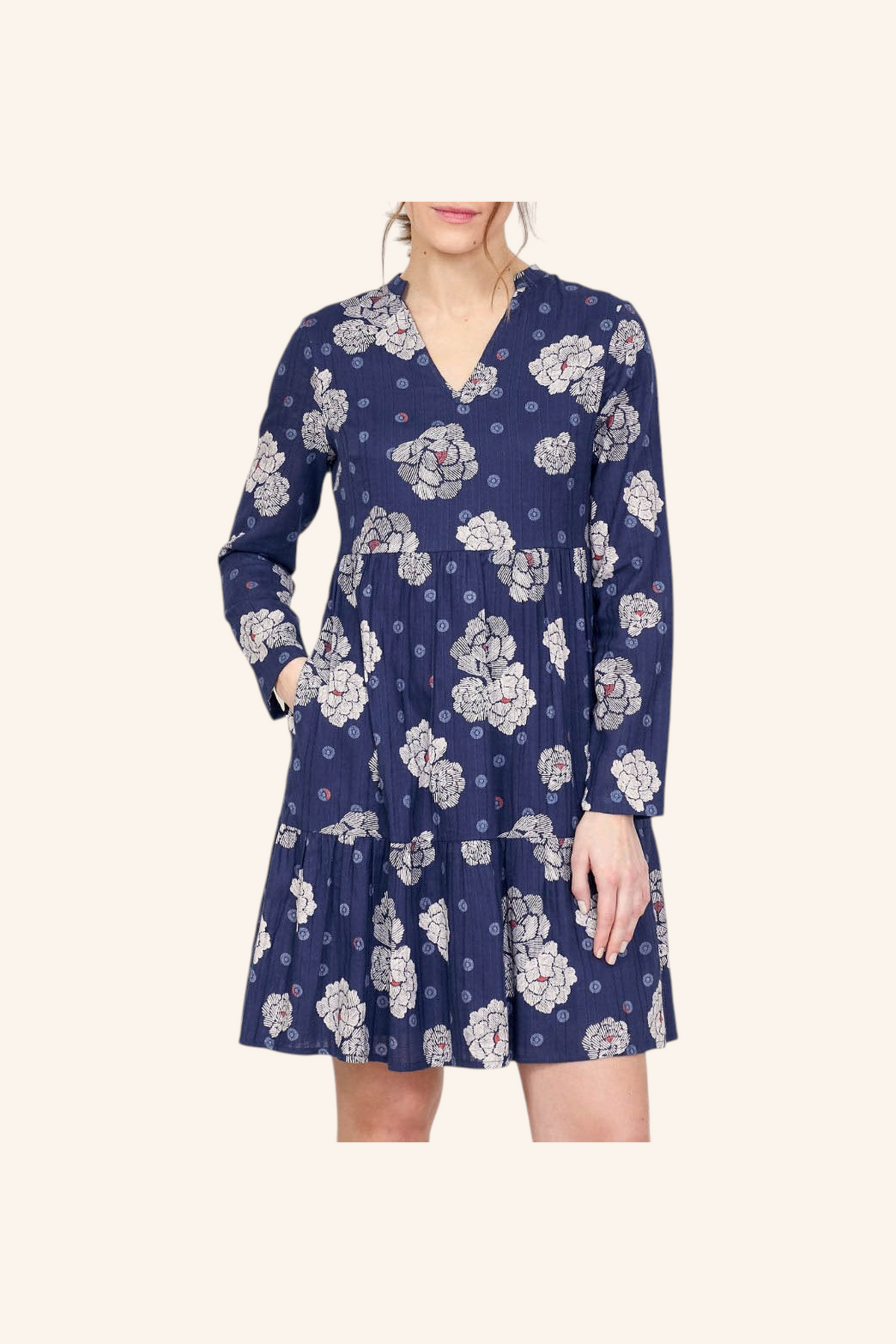 Robe ample imprimée coton MIYAMA