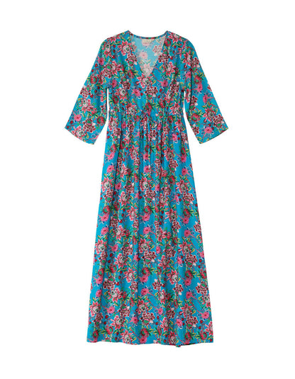 Robe longue imprimée fluide Ecovero QUIMPUR