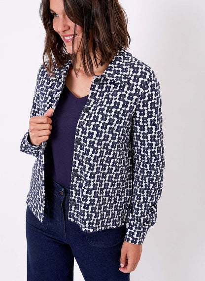 Veste maille jacquard bio SUMALI