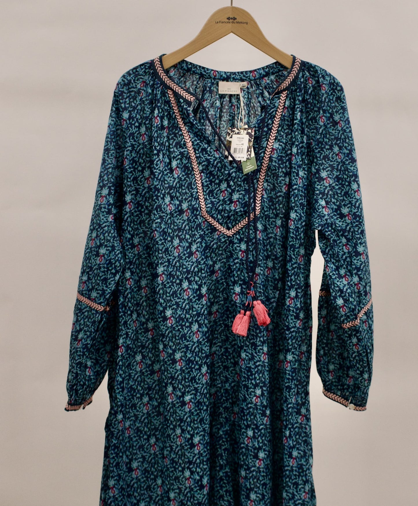 Robe ample imprimée coton bio ELUZAI