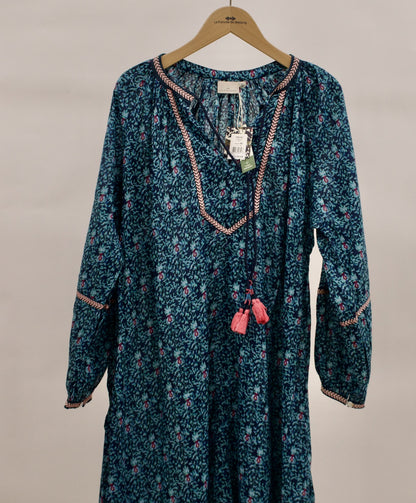 Robe ample imprimée coton bio ELUZAI