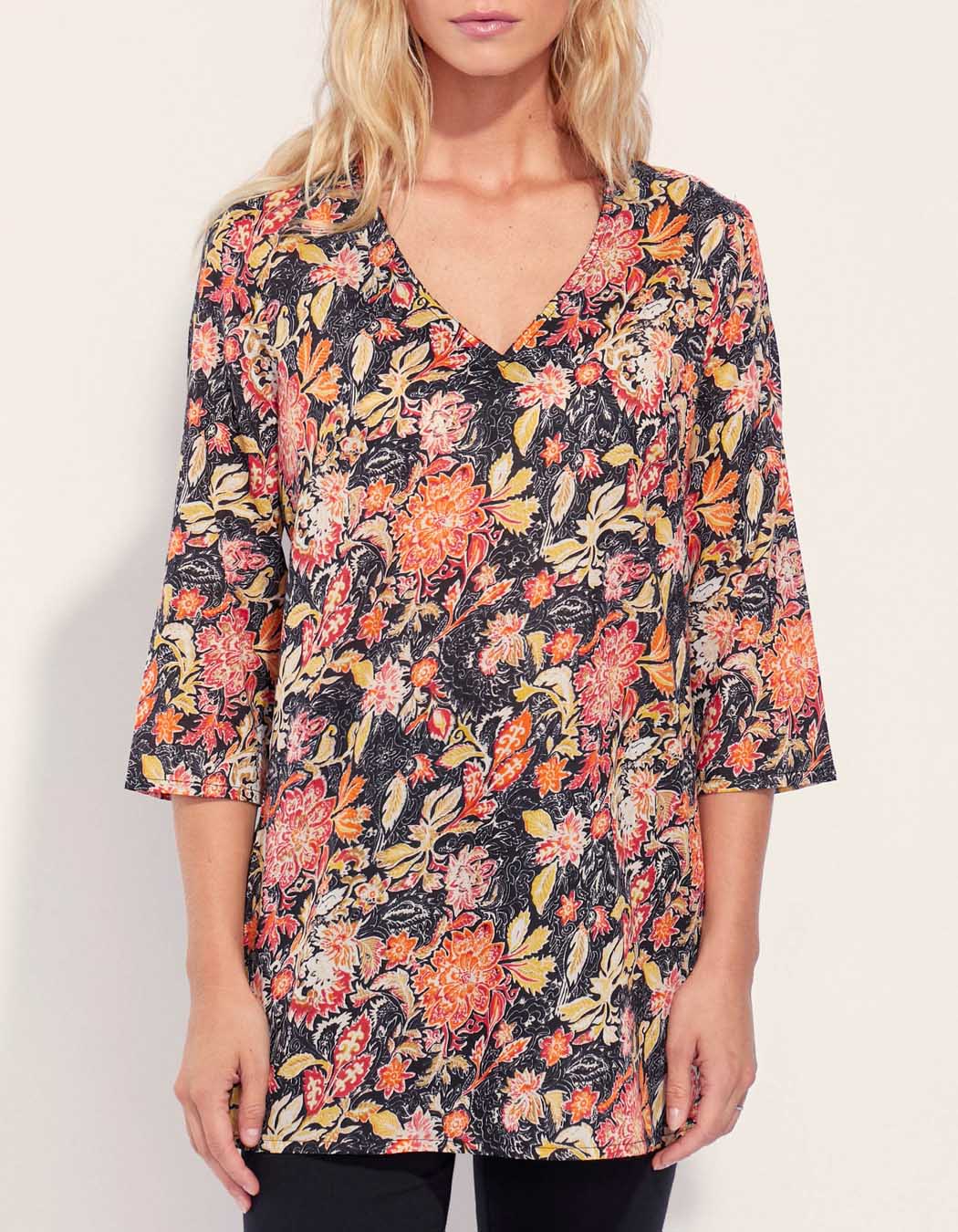 Tunique imprimée coton bio LAURIE