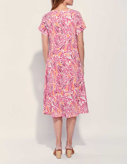 Robe midi plissée évasée ENDER
