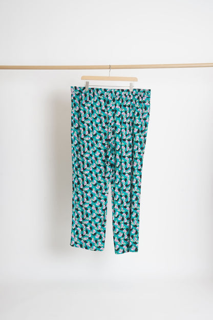 Pantalon large imprimé ESTIA