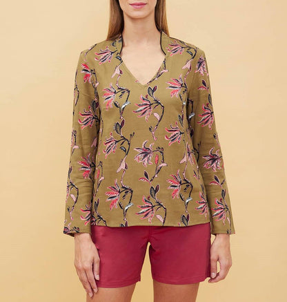 Top crêpe de coton Jinpa