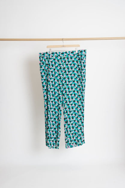 Pantalon large imprimé ESTIA