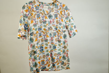 Top col volanté coton bio MANJU