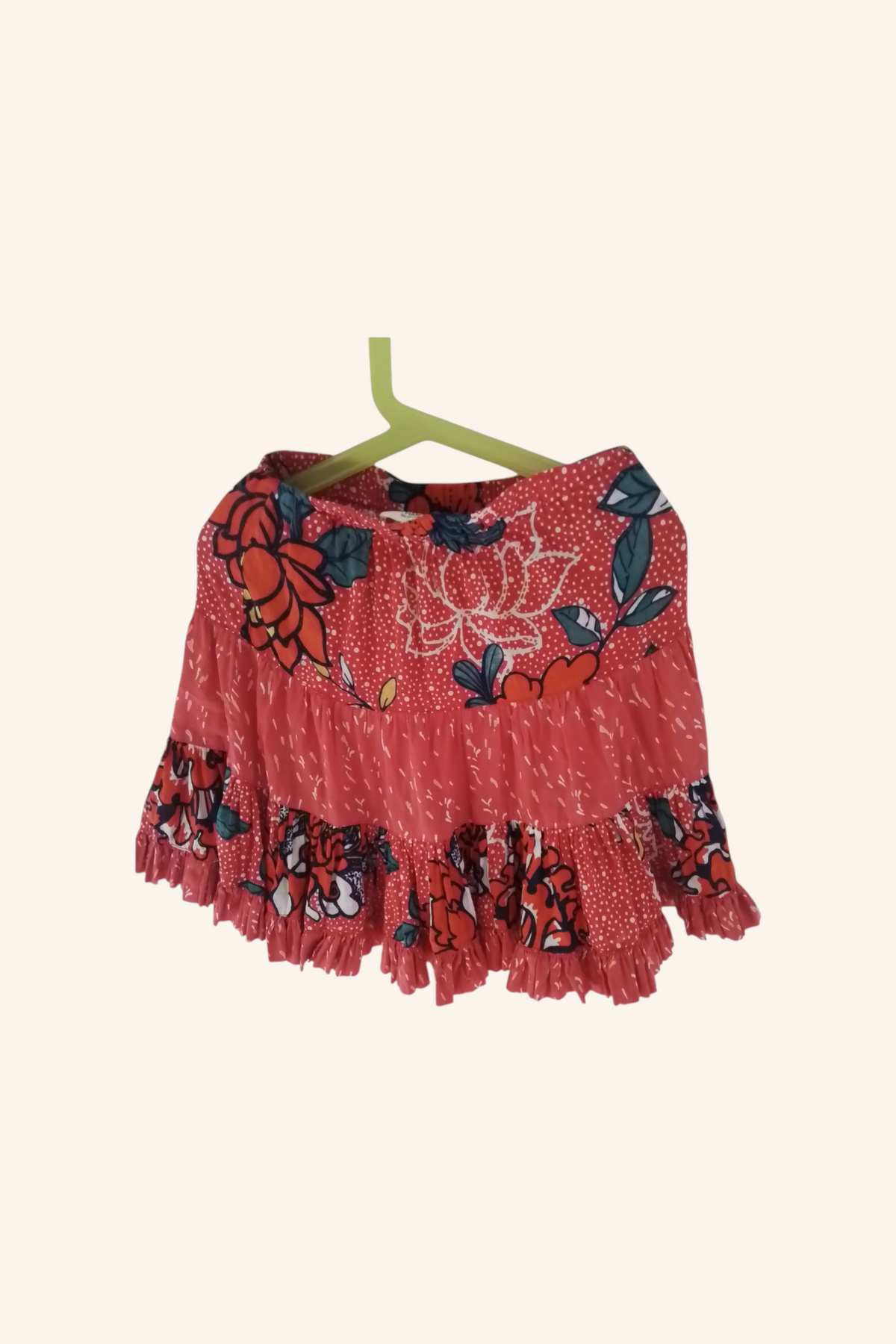 Jupe petite fille coton imprimé taille 8 ans