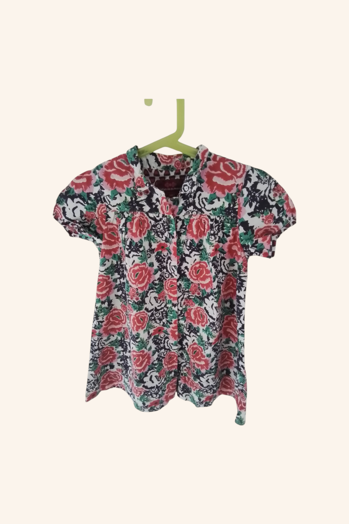 Robe petite fille coton imprimé taille 6 ans