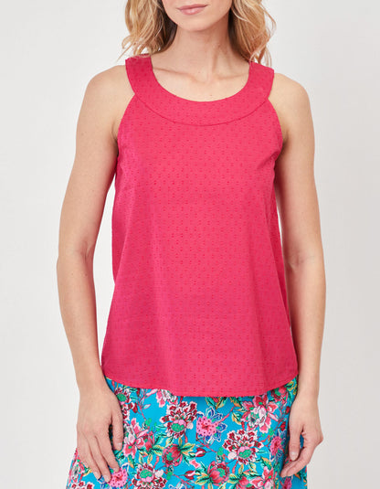 Top sans manches coton bio RAVINDU